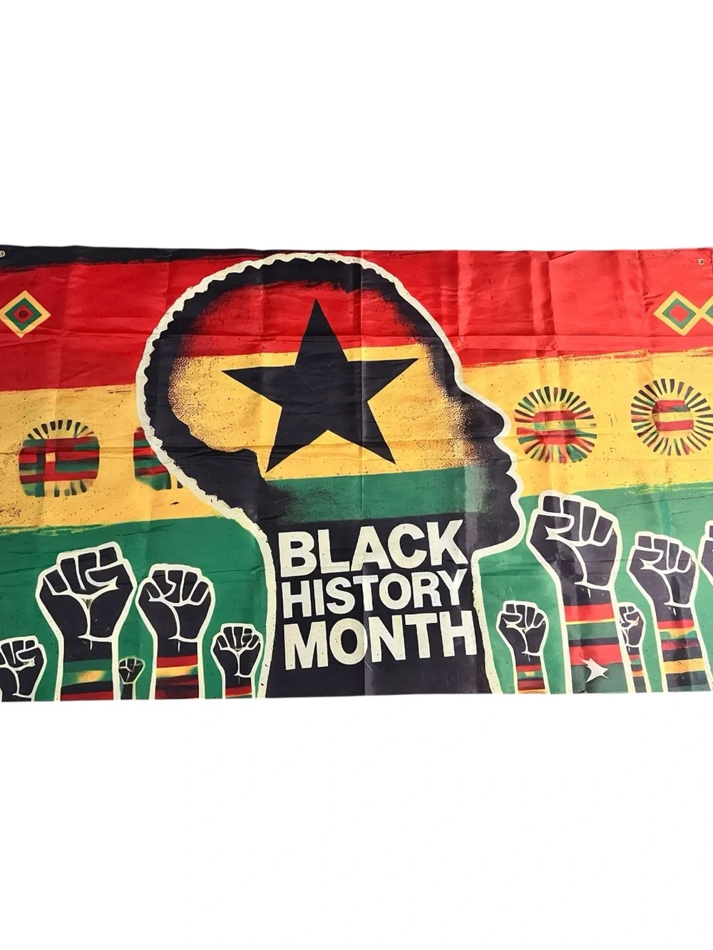 Large Black History Month Wall Tapestry - NWOT
